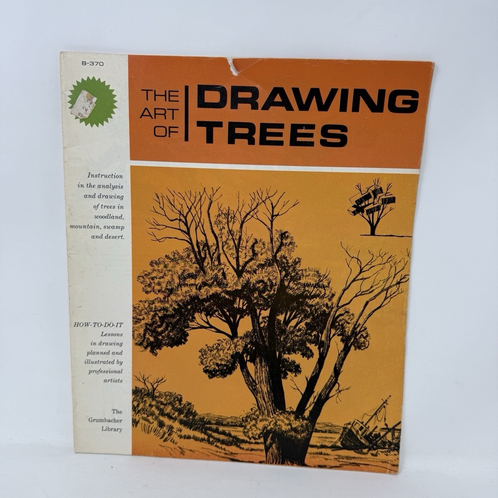 The Art of Drawing Trees, by Walter Brooks, 1966, A Grumbacher Library Book